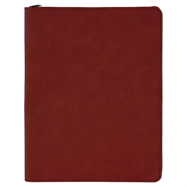 1.5" x 9.5" x 12" portfolio made of red leatherette with... from ASI 74601 Calico