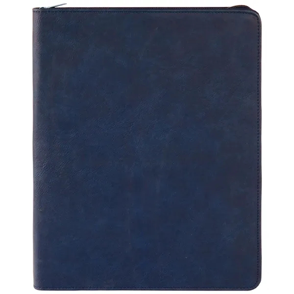 1.5" x 9.5" x 12" portfolio made of blue leatherette with... from ASI 74601 Calico