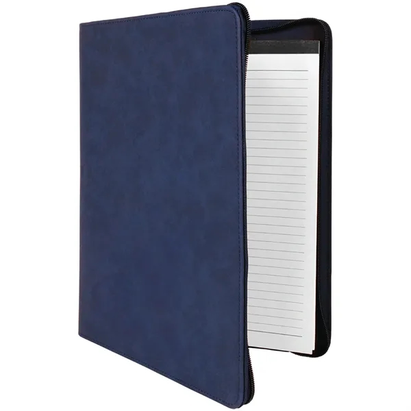 1.5" x 9.5" x 12" portfolio made of blue leatherette with... from ASI 74601 Calico