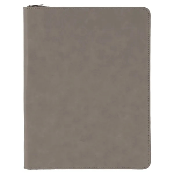 1.5" x 9.5" x 12" portfolio made of gray leatherette with... from ASI 74601 Calico