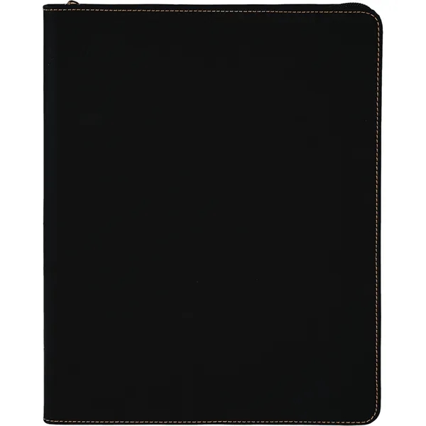 1.5" x 9.5" x 12" portfolio made of black leatherette with... from ASI 74601 Calico