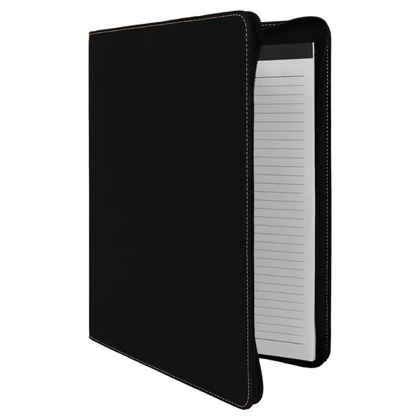 1.5" x 9.5" x 12" portfolio made of black leatherette with... from ASI 74601 Calico