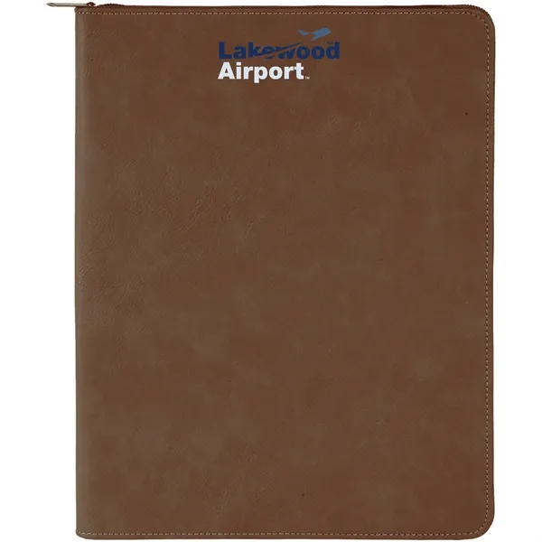1.5" x 9.5" x 12" portfolio made of dark brown leatherette... from ASI 74601 Calico