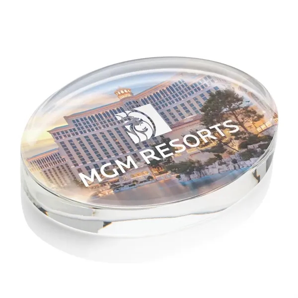 Logan Oval VividPrint™ Paperweight... from ASI 84592 St Regis Group / St Regis