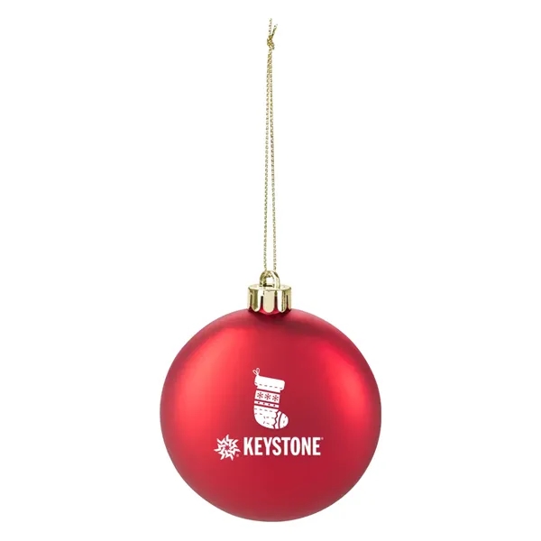 Polypropylene, shatter-resistant ornament that includes string for hanging and is available... from ASI 61125 Hit Promotional Products / Hit®