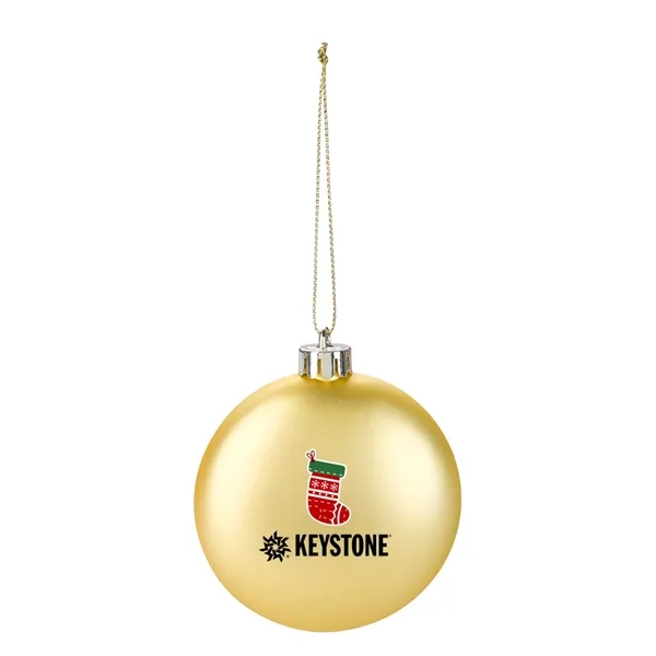 Polypropylene, shatter-resistant ornament that includes string for hanging and is available... from ASI 61125 Hit Promotional Products / Hit®