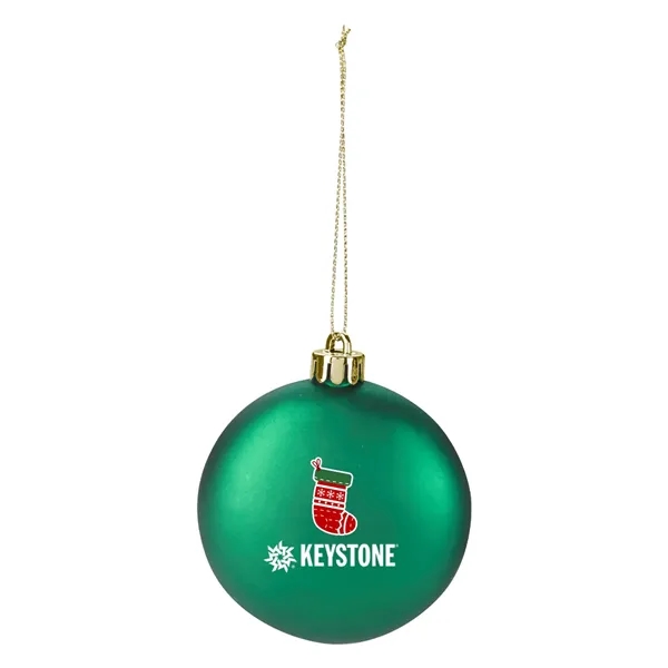 Polypropylene, shatter-resistant ornament that includes string for hanging and is available... from ASI 61125 Hit Promotional Products / Hit®