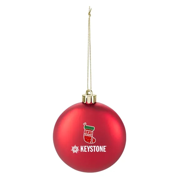 Polypropylene, shatter-resistant ornament that includes string for hanging and is available... from ASI 61125 Hit Promotional Products / Hit®