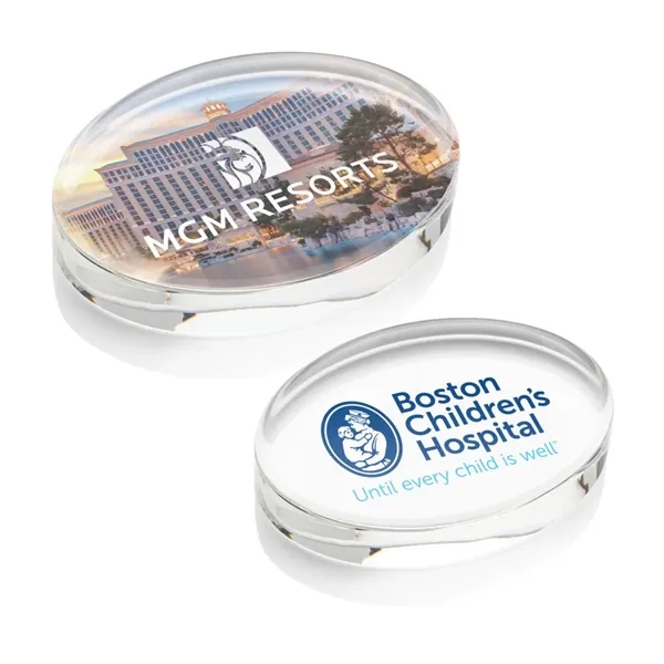 Logan Oval VividPrint™ Paperweight... from ASI 84592 St Regis Group / St Regis