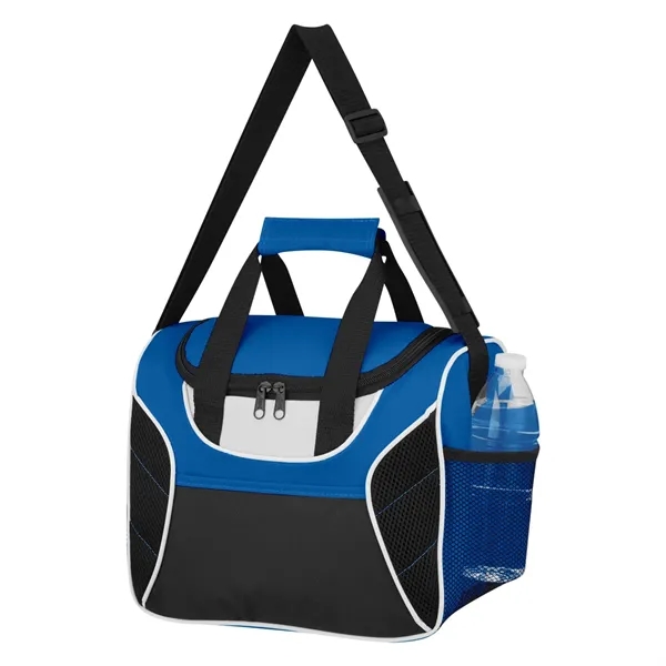 PEVA-lined 600 denier polyester kooler bag with a front pocket and... from ASI 61125 Hit Promotional Products / Hit®