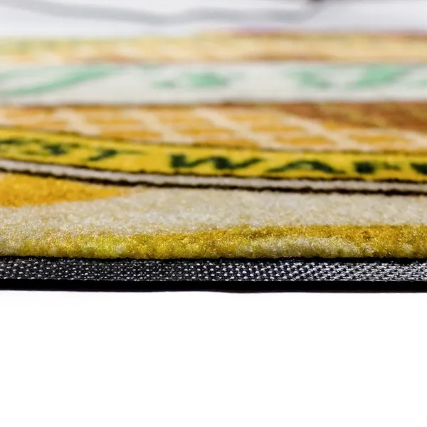 4' x 6' indoor floor mat made of nylon yard with... from ASI 61125 Hit Promotional Products / Hit®