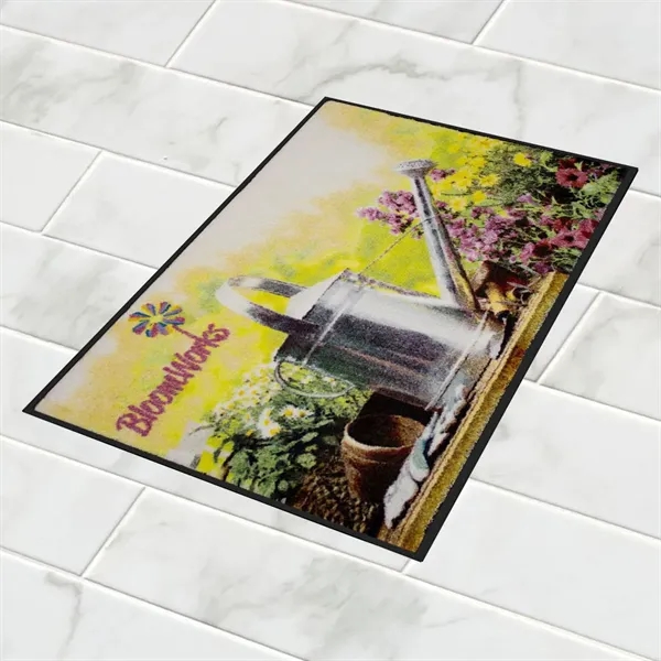 4' x 6' indoor floor mat made of nylon yard with... from ASI 61125 Hit Promotional Products / Hit®
