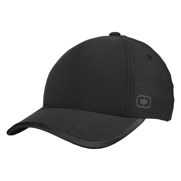 100% polyester pinhole woven mesh cap with a structured, mid-profile design.... from ASI 61125 Hit Promotional Products / Hit®