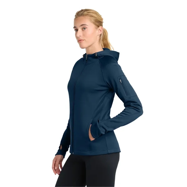 Sport-Tek® Ladies Tech Fleece Full-Zip Hooded Jacket... from ASI 61125 Hit Promotional Products / Hit®