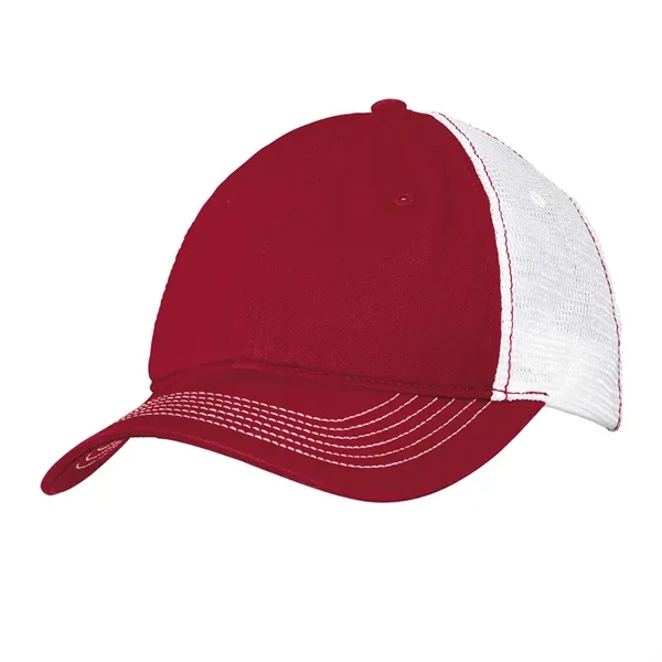 DistrictMesh back cap made of 100% cotton twill with 100% polyester... from ASI 61125 Hit Promotional Products / Hit®