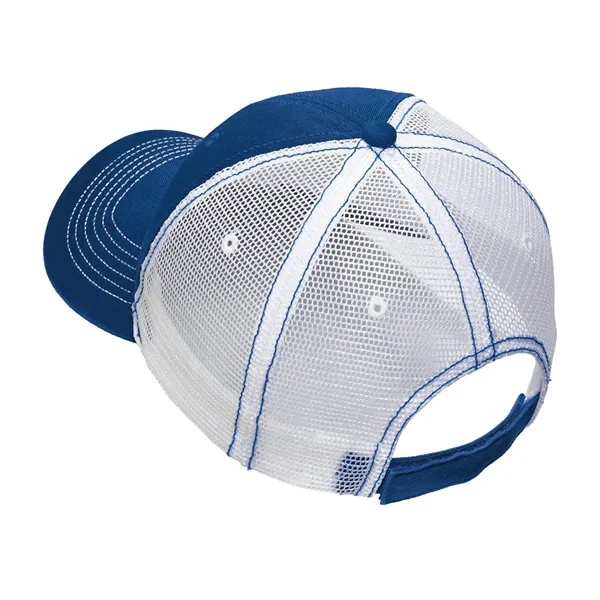 DistrictMesh back cap made of 100% cotton twill with 100% polyester... from ASI 61125 Hit Promotional Products / Hit®