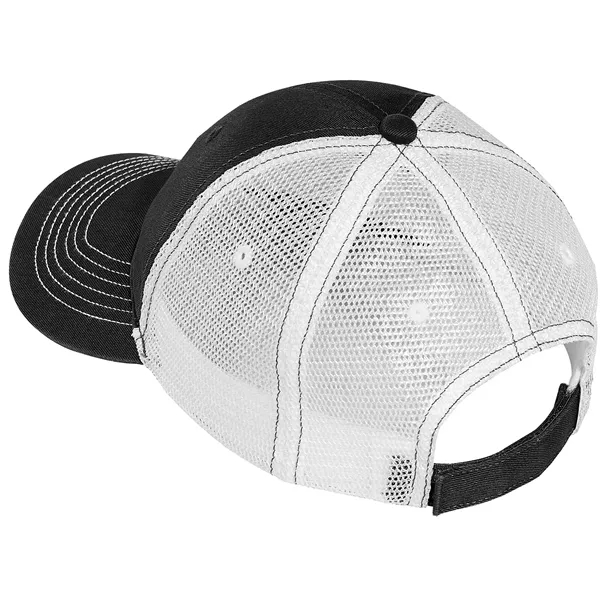 DistrictMesh back cap made of 100% cotton twill with 100% polyester... from ASI 61125 Hit Promotional Products / Hit®
