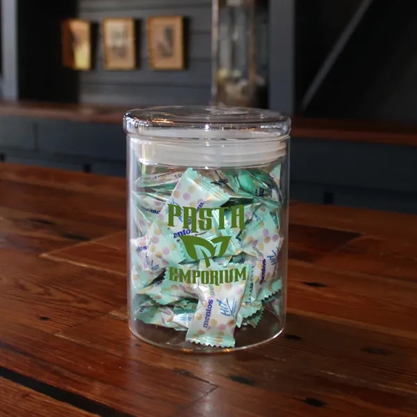 26 oz. Lancaster glass container with a lid available in several... from ASI 61125 Hit Promotional Products / Hit®