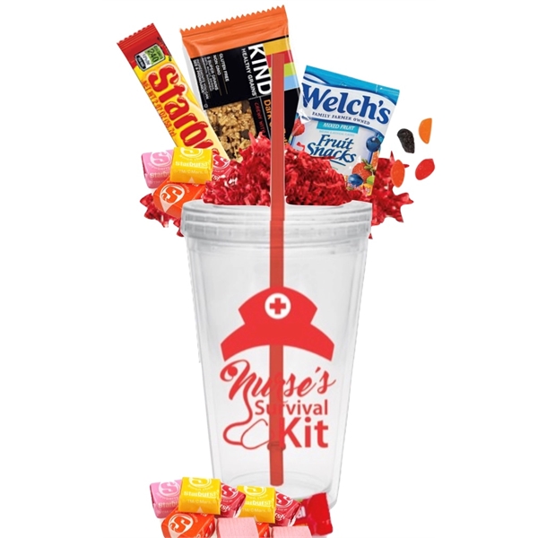 Nurses Day Gift Tumbler with KIND Bar and Candy... from ASI 89971 Stuff A Mug
