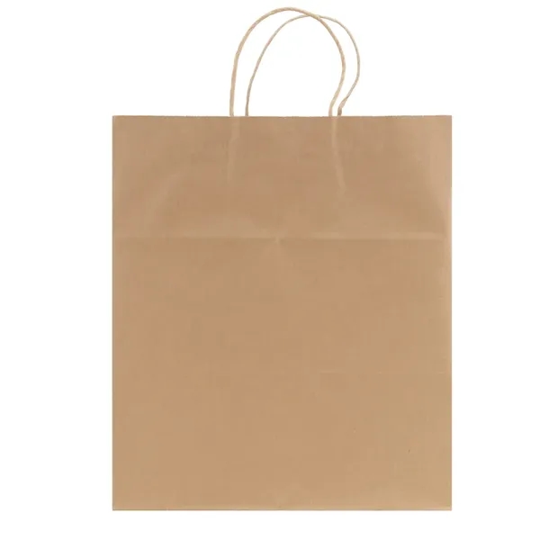 12.2" W x 9.85" D x 14" H kraft bag with... from ASI 75731 PWS / Pacific Western Sales/Cater Line