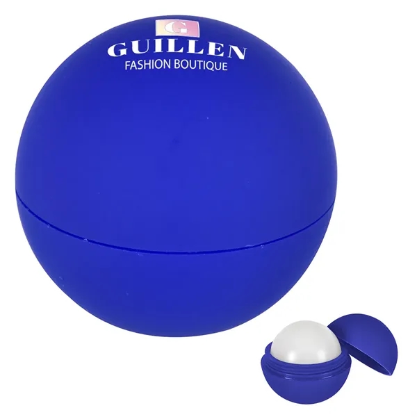 Rubberized lip moisturizer ball with vanilla flavor for protecting dry lips.... from ASI 61125 Hit Promotional Products / Hit®