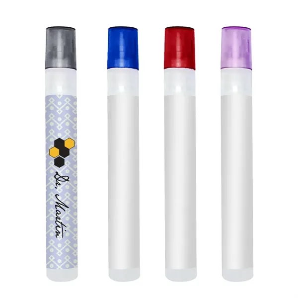 34-ounce sanitizer spray bottle with 62% ethyl alcohol; made and filled... from ASI 61125 Hit Promotional Products / Hit®