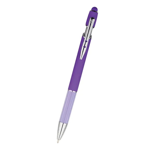 Plunger-action Nolan stylus pen for writing down reminders, notes, and jotting... from ASI 61125 Hit Promotional Products / Hit®