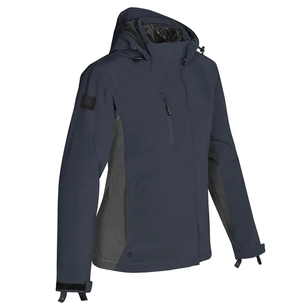 Women's jacket with a waterproof design, adjustable hood, adjustable cuffs, media... from ASI 61125 Hit Promotional Products / Hit®