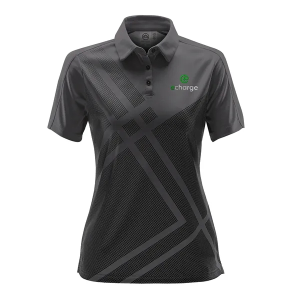 Women's polo with moisture management, snag-resistant fabric, UPF rating of 30+,... from ASI 61125 Hit Promotional Products / Hit®