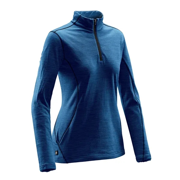 Women's thermal top with 1/4 zipper, moisture wicking performance and snag-resistant... from ASI 61125 Hit Promotional Products / Hit®