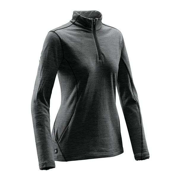 Women's thermal top with 1/4 zipper, moisture wicking performance and snag-resistant... from ASI 61125 Hit Promotional Products / Hit®