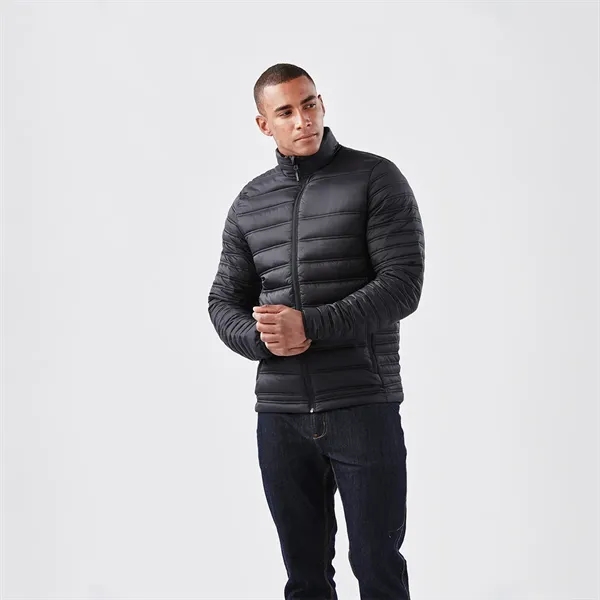 Men's thermal jacket with an outer shell, quilted body, elasticized cuffs,... from ASI 61125 Hit Promotional Products / Hit®