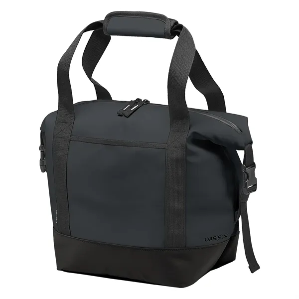 Cooler bag with a large main zippered opening, an external pocket,... from ASI 61125 Hit Promotional Products / Hit®