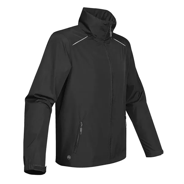 Men's jacket with an adjustable hood and cuffs, back mesh-lined vent,... from ASI 61125 Hit Promotional Products / Hit®