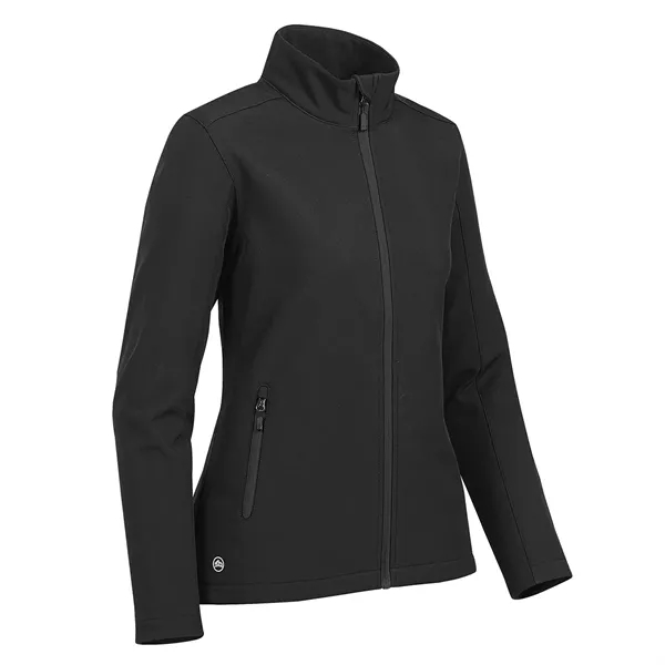 Women's softshell jacket with zippered brushed tricot pockets and chin saver.... from ASI 61125 Hit Promotional Products / Hit®