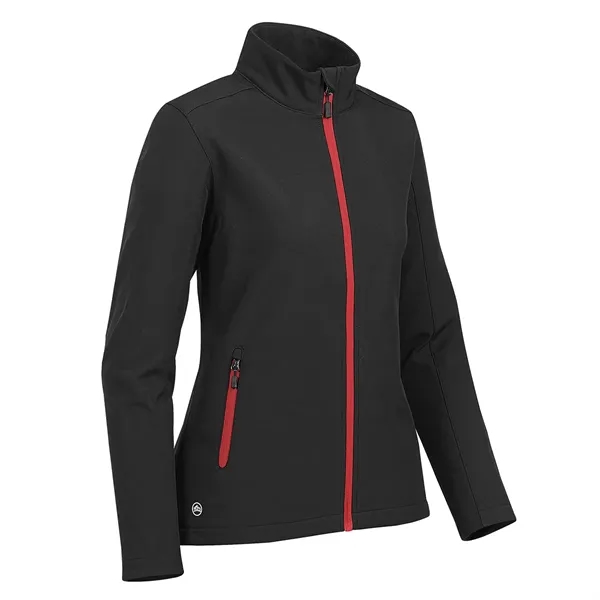 Women's softshell jacket with zippered brushed tricot pockets and chin saver.... from ASI 61125 Hit Promotional Products / Hit®