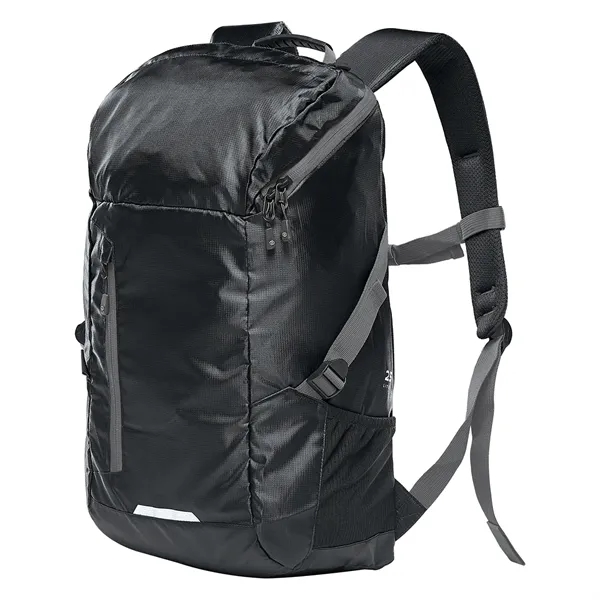Backpack with a large hood main compartment opening, gear pocket, ventilated... from ASI 61125 Hit Promotional Products / Hit®