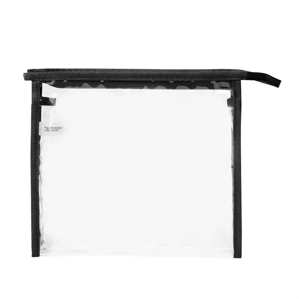 Clear PVC toiletry bag with zippered main compartment.... from ASI 61125 Hit Promotional Products / Hit®