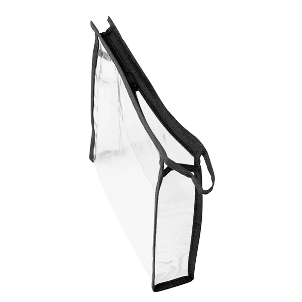 Clear PVC toiletry bag with zippered main compartment.... from ASI 61125 Hit Promotional Products / Hit®