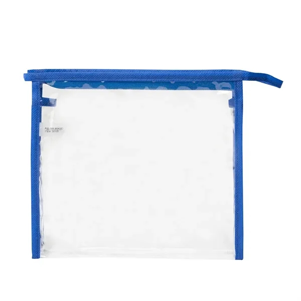 Clear PVC toiletry bag with zippered main compartment.... from ASI 61125 Hit Promotional Products / Hit®
