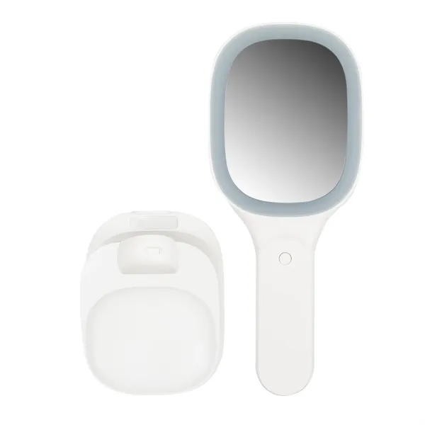 Light-up, double-sided mirror with wireless charger.... from ASI 61125 Hit Promotional Products / Hit®