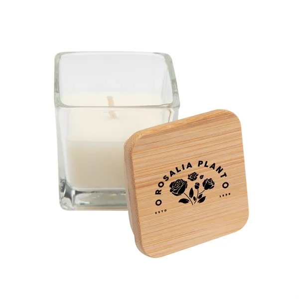 Single-wick, citrus scented soy wax candle in a soda lime glass... from ASI 61125 Hit Promotional Products / Hit®