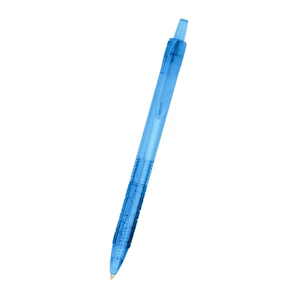 Plunger action ballpoint pen with transparent barrel.... from ASI 61125 Hit Promotional Products / Hit®
