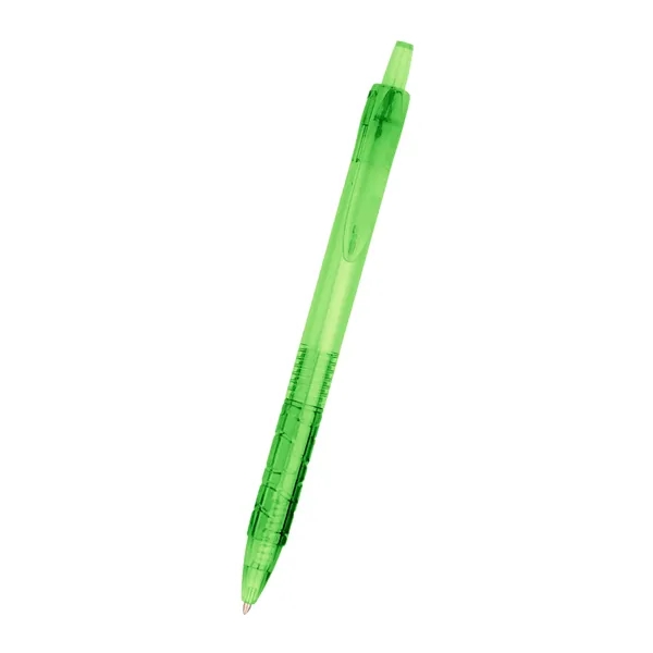 Plunger action ballpoint pen with transparent barrel.... from ASI 61125 Hit Promotional Products / Hit®