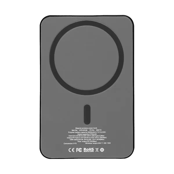 15-watt power bank with magnetic backing.... from ASI 61125 Hit Promotional Products / Hit®
