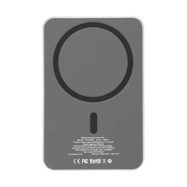 15-watt power bank with magnetic backing.... from ASI 61125 Hit Promotional Products / Hit®