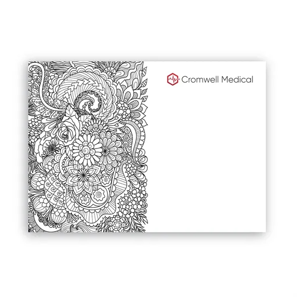 Post-it Custom Printed Coloring Pad - 25 Sheets... from ASI 61125 Hit Promotional Products / Hit®