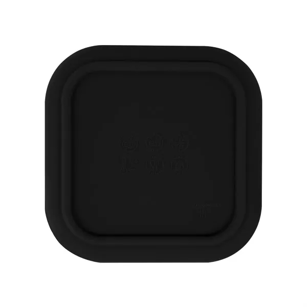 Square silicone food container; microwave safe and BPA free.... from ASI 61125 Hit Promotional Products / Hit®