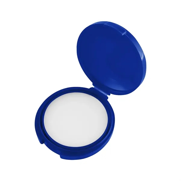 Vanilla flavored lip moisturizer in a round rABS case.... from ASI 61125 Hit Promotional Products / Hit®
