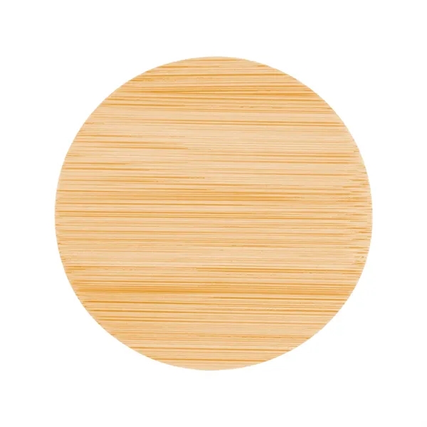 Bamboo container with magnetic swivel lid; situatable for salt, pepper, spices,... from ASI 61125 Hit Promotional Products / Hit®